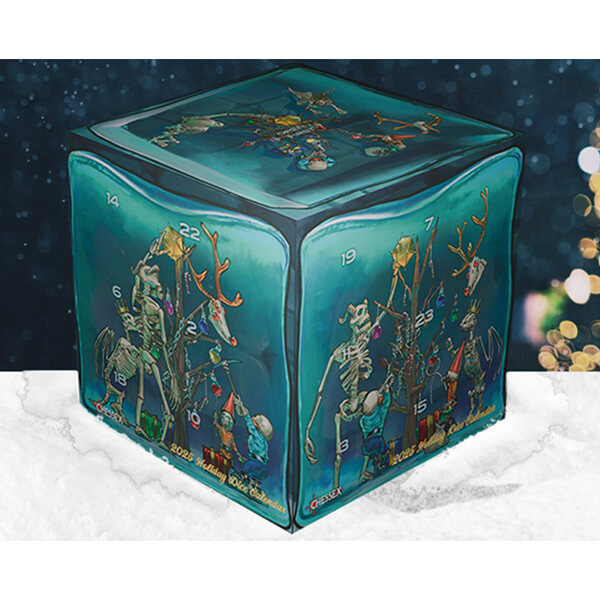 Adventný kalendár s kockami Chessex 2025