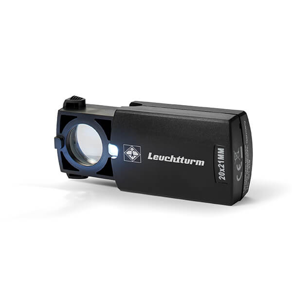 Vysúvacia lupa Leuchtturm - zväčšenie 20x