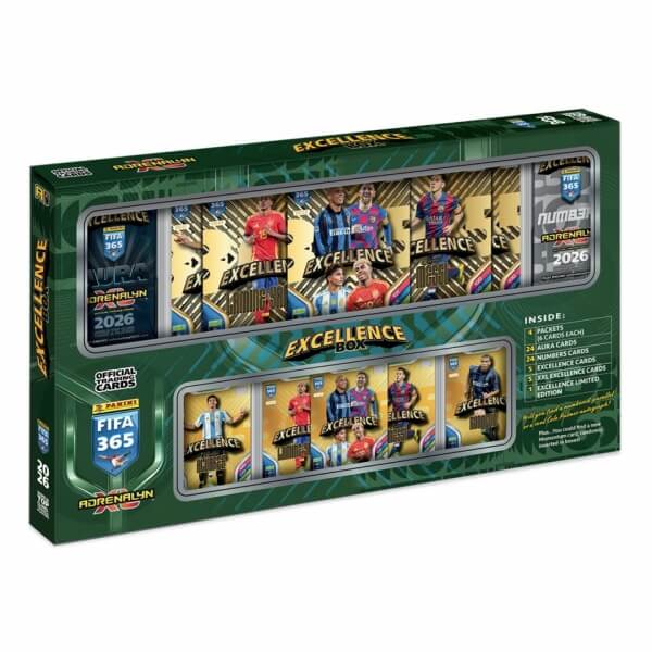 Futbalové karty Panini FIFA 365 2025/2026 Adrenalyn - Excellence Box