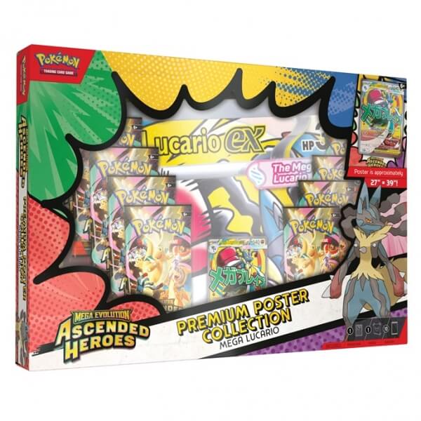 Pokémon Ascended Heroes Premium Poster Collection Mega Lucario - 2. akosť