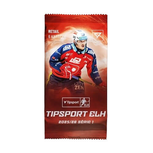 Hokejové karty Tipsport ELH 25/26 Retail balíček 1. séria