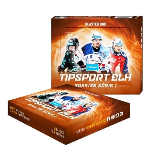 Hokejové karty Tipsport ELH 25/26 Blaster box 1. séria