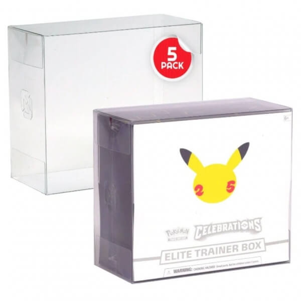 Ochranný PET box pre Pokémon Elite Trainer Box - 5 ks