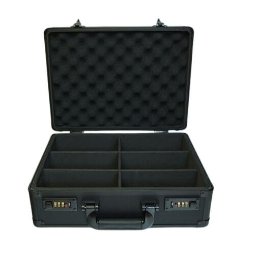 Kufrík na zberateľské karty - 600x Toploader alebo 140x One-Touch Holder - Black