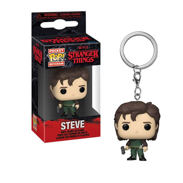 Funko POP! Stranger Things kľúčenka - Hunter Steve
