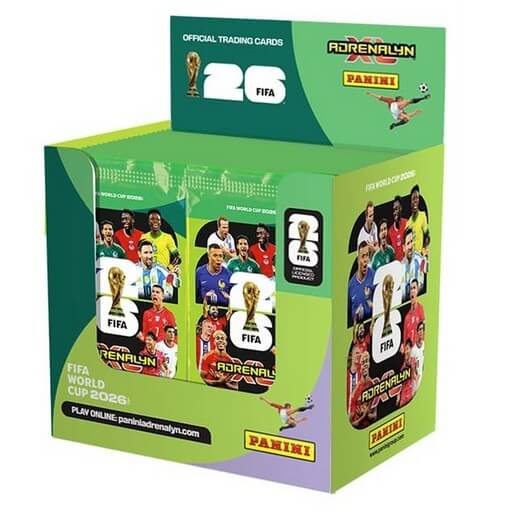 FIFA World Cup 2026 - booster box futbalových kariet - 50 balíčkov
