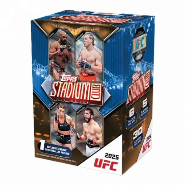2025 Topps Stadium Club Chrome UFC Blaster Box - Zberateľské karty MMA
