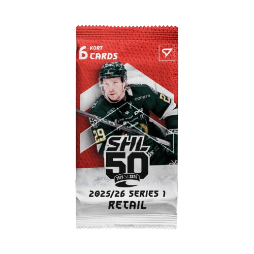 2025-2026 Svenska hockeyligan SHL 1. séria Retail balíček - hokejové karty
