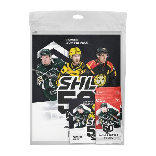 2025-2026 Svenska hockeyligan SHL 1. séria Starter Pack - hokejové karty