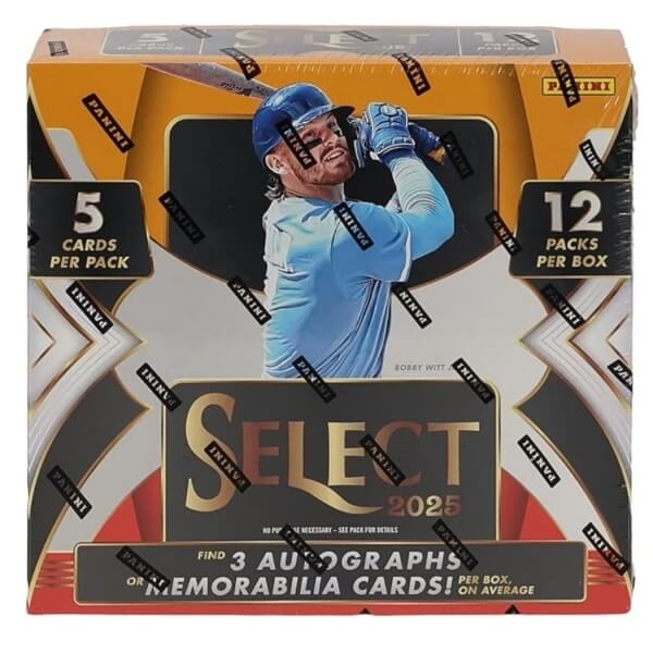2025 Panini Select Baseball Hobby Box - karty MLB