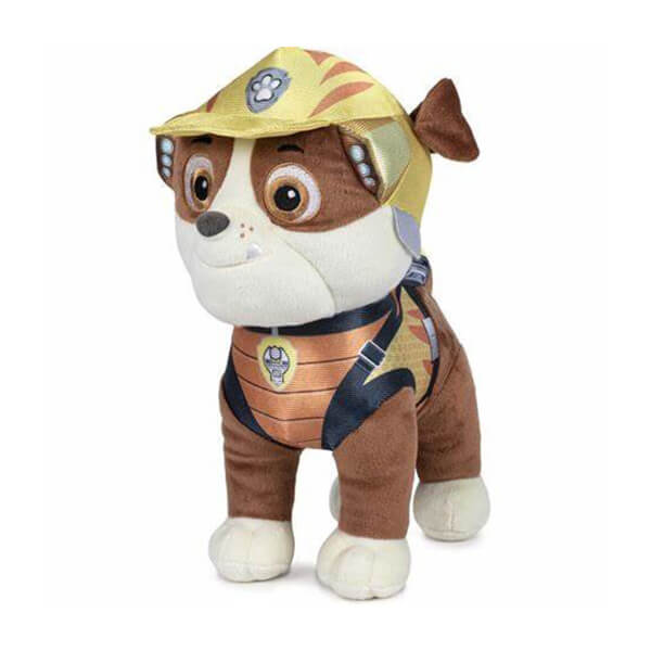 Tlapkova patrola plyšák Rubble (Dino Rescue) - 27 cm