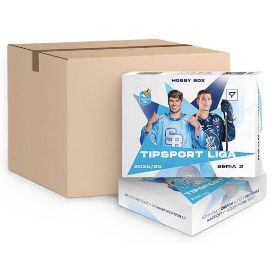 Hokejové karty Tipsport liga SK 2025-2026 - Hobby case - 2. séria