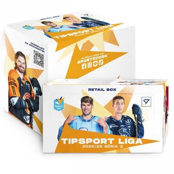 Hokejové karty Tipsport liga SK 2025-2026 - Retail box - 2. séria