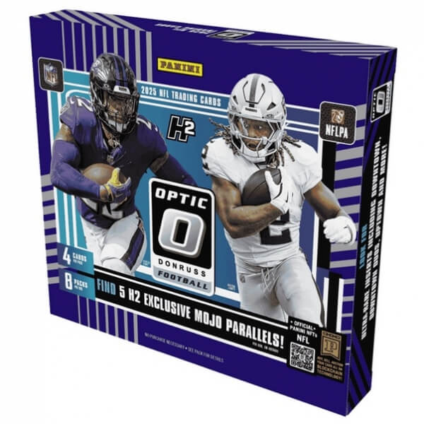 2025 Panini Donruss Optic Football H2 Hobby Hybrid - karty amerického futbalu NFL