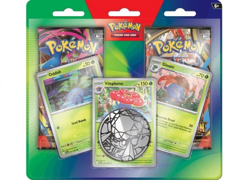 Pokémon Enhanced 2 Pack Blister Oddish/Vileplume/Gloom