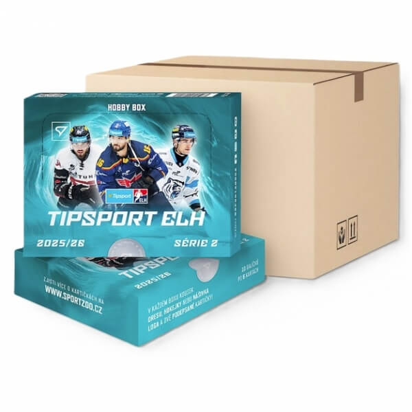 Hokejové karty Tipsport ELH 25/26 Hobby Case 2. séria