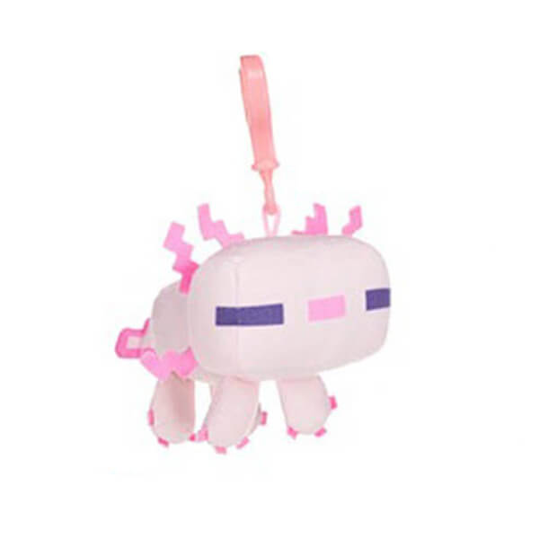 Plyšový prívesok Minecraft - Axolotl - 12 cm