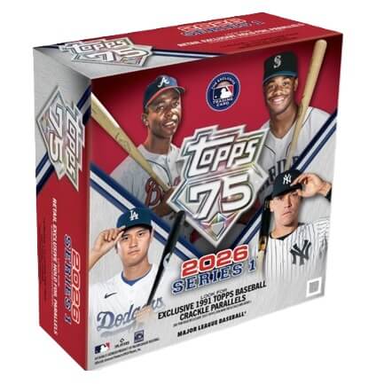 2026 Topps Series 1 Baseball Mega Box - zberateľské karty MLB