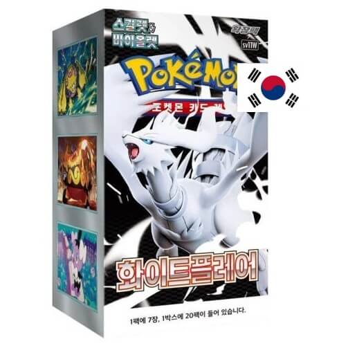 Pokémon Scarlet and Violet White Flare Booster Box - kórejčina