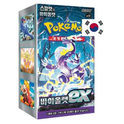 Pokémon Scarlet & Violet - Violet EX Booster Box - kórejský