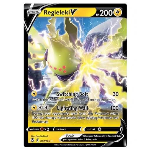 Pokémon karta Regieleki Regieleki V z League battle Decku