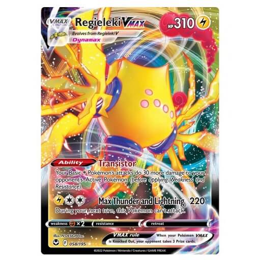Pokémon karta Regieleki Regieleki VMAX z League battle Deck