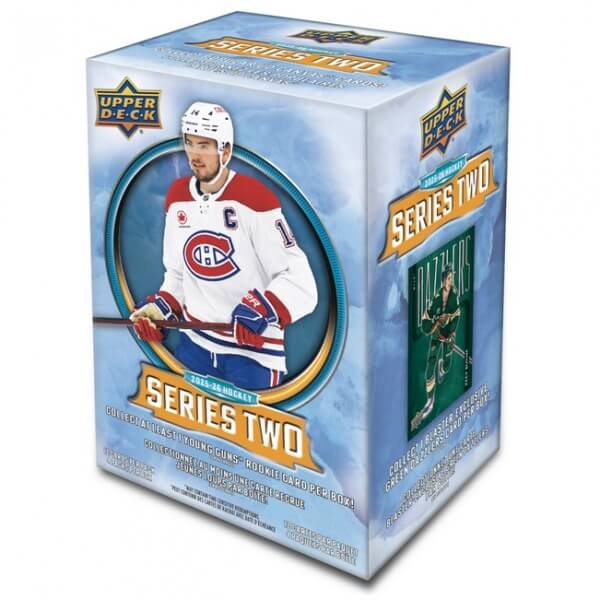2025-2026 NHL Upper Deck Series Two Blaster box - hokejové karty