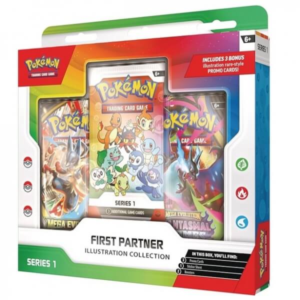 Pokémon First Partner Illustration Collection - Series 1 - 2. akosť