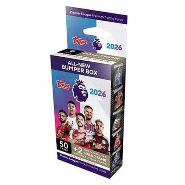 2025-2026 Topps Premier League Bumper box - futbalové karty
