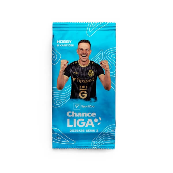 Futbalové karty Chance liga 2025-2026 2. séria Hobby balíček