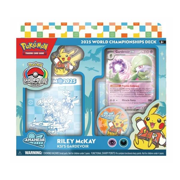Balíček na Majstrovstvá sveta Pokémon TCG 2025 Riley McKay - KSI's Gardevoir