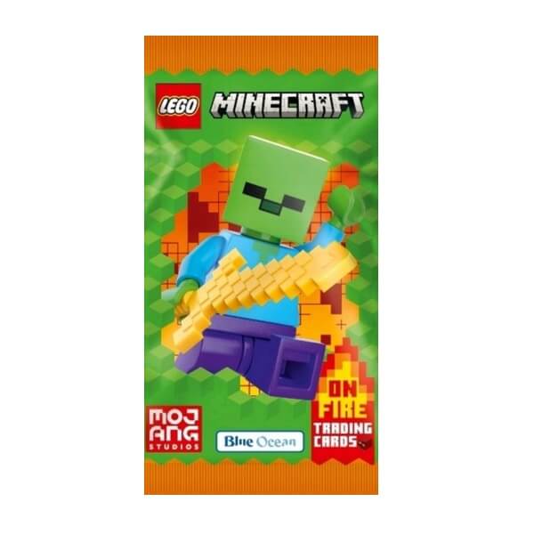Karty Lego Minecraft séria 3 - On Fire balíček kariet