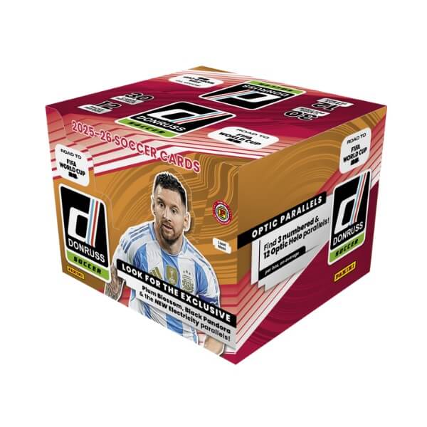 2025/2026 Panini Donruss Road to FIFA World Cup International Hobby Box - futbalové karty