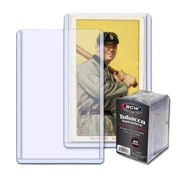Tobacco Size Toploader BCW 44 x 74 mm - 25 ks