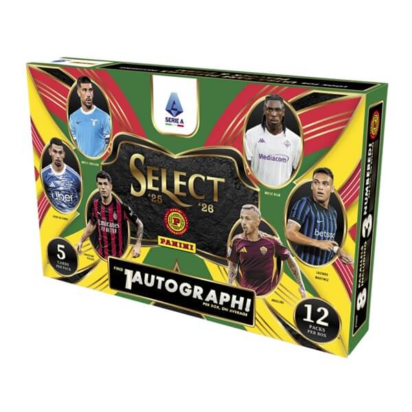 2025-2026 Panini Select Serie A International Hobby Box - futbalové karty