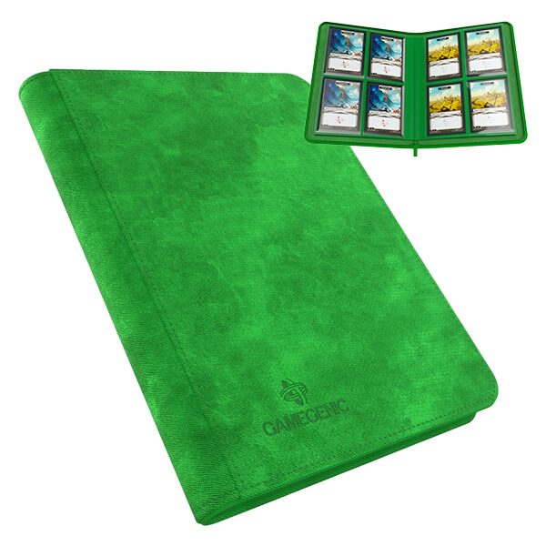 Album na karty Gamegenic Zip-Up 4-Pocket - Green