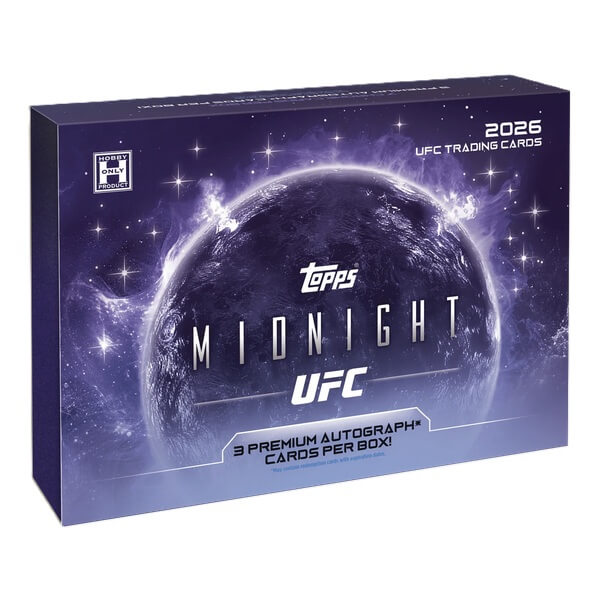Topps UFC Midnight Hobby Box 2026 - Zberateľské karty MMA