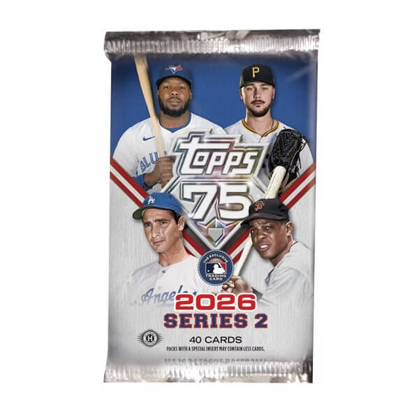 2026 Topps Series 2 Baseball Hobby Jumbo balíček - zberateľské karty MLB