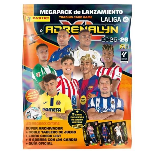 Futbalové karty Panini LaLiga 2025/2026 Adrenalyn Starter Set