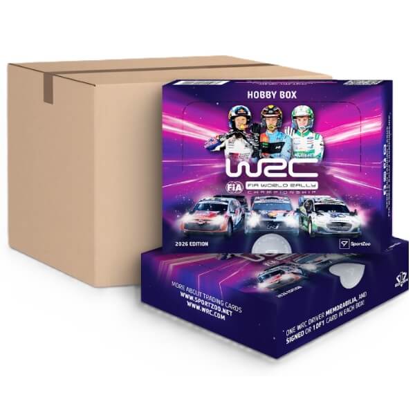 2026 FIA WRC World Rally Championship Hobby Case – karty automobilových pretekov