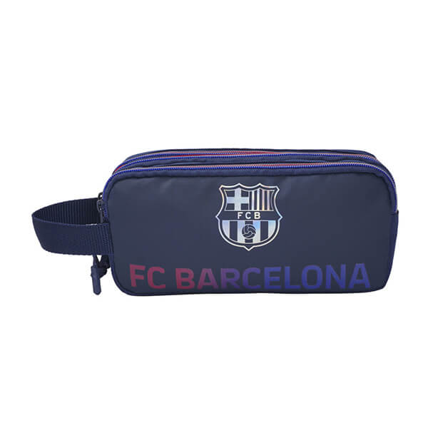 Školské puzdro FC Barcelona s tromi vreckami
