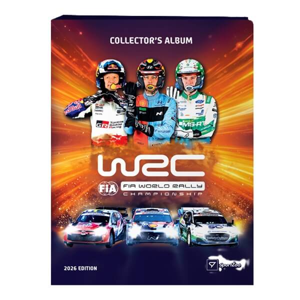 Zberateľský album na karty 2026 FIA WRC World Rally Championship