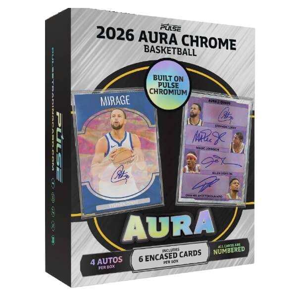 2026 Pulse Aura Chrome Basketball Hobby box – karty NBA