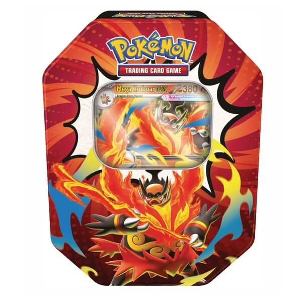 Plechovka Pokémon Ascended Heroes Tin – Mega Emboar ex