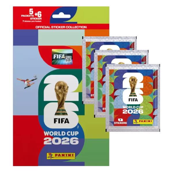 FIFA World Cup 2026 Stickers Multipack – futbalové nálepky