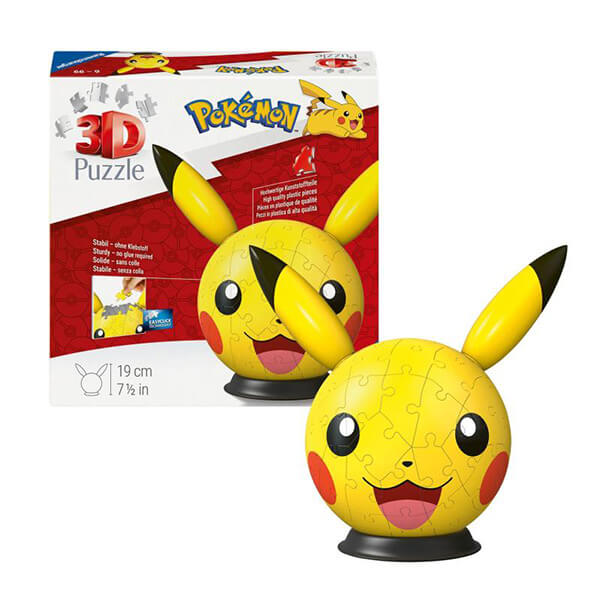 3D Puzzle Ravensburger Pokémon Pikachu – 72 dielov