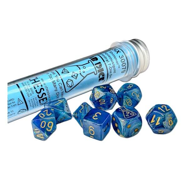 Sada kociek Lab Shimmer Aqueos/Gold Polyhedral (CHX 30079) – 7 kusov