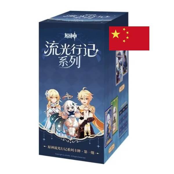 Genshin Impact Glowing Travelogue Journey of Light Hobby Box – čínsky