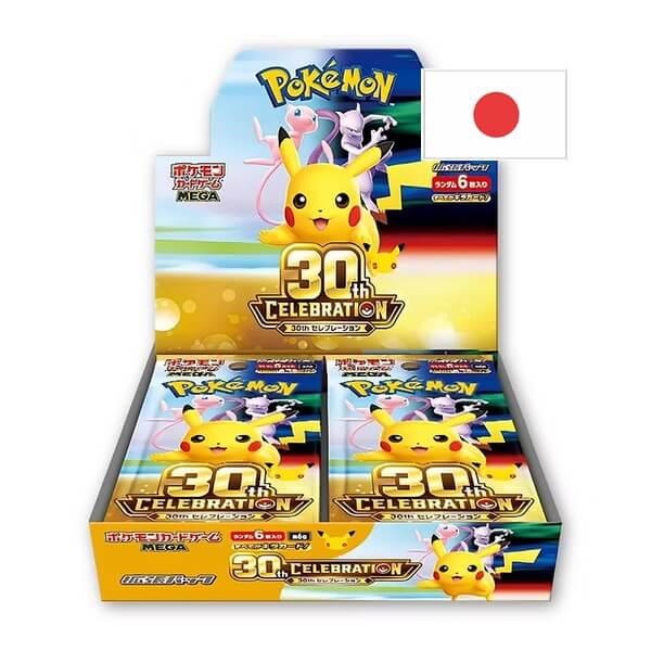 Pokémon 30th Celebration Booster Box – v japončine