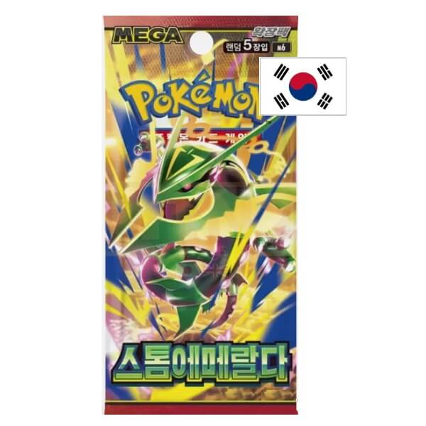 Pokémon Storm Emeralda Booster Balíček – kórejský
